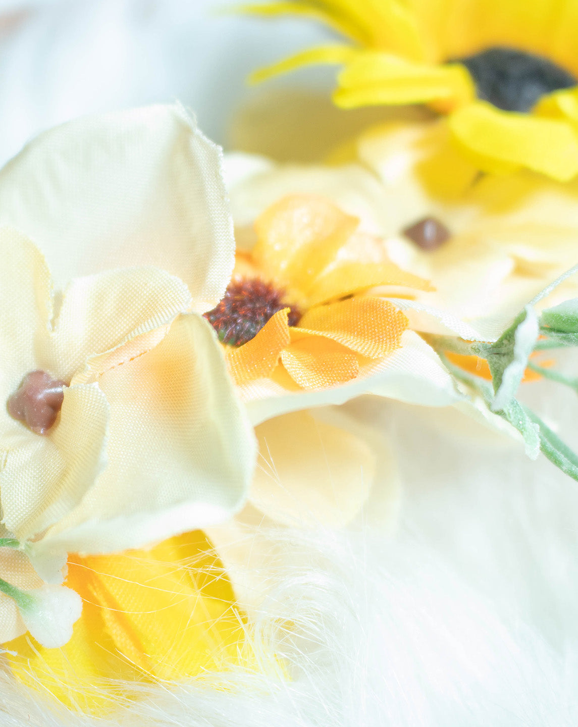 Oranje Bloemen Haarband