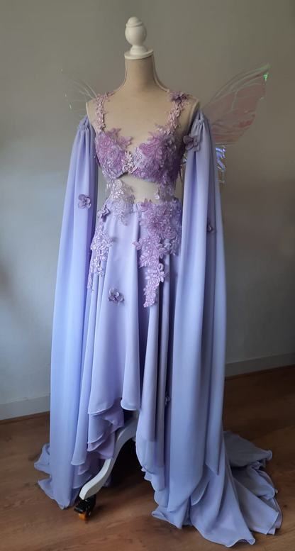 Mystic Dreams - Lavender Elf Dress | Magical Elegance for Enchanting Occasions | by Odette Design